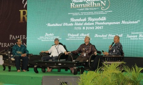 Suasana acara Rembuk Republik yang digelar di Mataram, Lombok, NTB, Kamis (8/6).