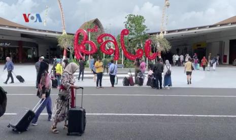 Suasana Bandar Udara Ngurah Rai, Denpasar, Bali