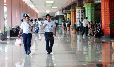  Suasana Bandara Halim Perdanakusuma, Jakarta, Kamis (9/1), jelang dioperasikan sebagai bandara komersil.   (Republika/Wihdan Hidayat)