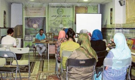 Suasana belajar di Islamic Center Barcelona