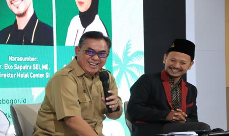 Suasana Bogor ICMI Islamic Festival 2025. Pemerintah Kota Bogor bersama para pelaku usaha dan stakeholder terkait tengah gencar membangun ekosistem halal guna mendukung pertumbuhan UMKM.