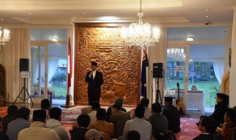 Suasana buka puasa Ramadhan bersama warga Indonesian di Canberra