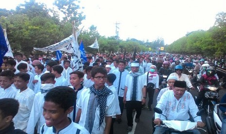 Suasana demo Ahok 