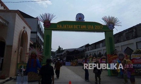 Suasana di acara Hajatan Betawi, Sabtu (11/1).