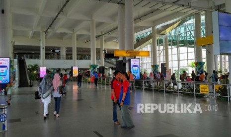 Suasana di Bandara Kualanamu Medan.