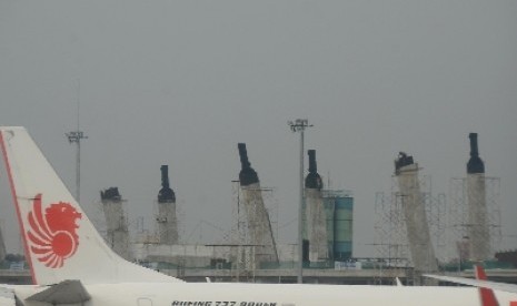 Suasana di Bandara Soekarno-Hatta, Tangerang (ilustrasi).