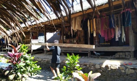 Suasana di Desa Kanekes tempat suku Baduy menetap