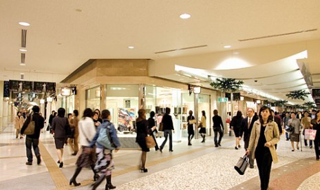 Suasana di Mall Namba City di Jepang. (ilustrasi)