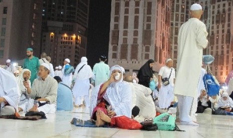 Suasana di Masjidil Haram, Makkah, Arab Saudi.