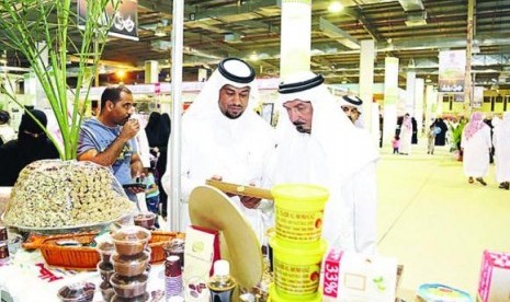 Suasana di Pasar Al Ahsa, Arab Saudi