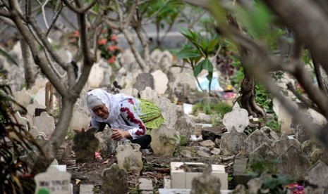 Suasana di salah satu pemakaman