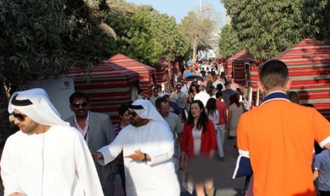 Suasana di salah satu sudut kota Abu Dhabi