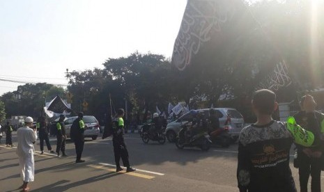 Suasana di sekitar jalan merdeka jelang aksi simpatik 55.