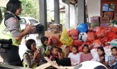 Suasana di Sekolah Ceria Dompet Dhuafa untuk anak terdampak longsor Ponorogo