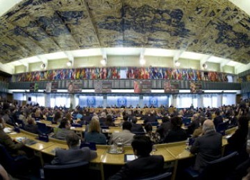 Suasana di sidang forum FAO