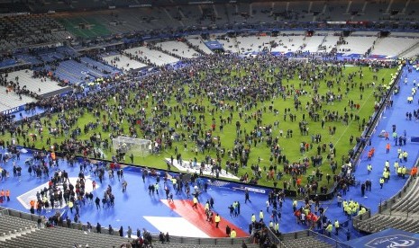 Suasana di Stadion stade de France sesaat serangan teror di Paris