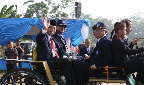 Suasana dies natalis ke-54 IPB, Senin (4/9).