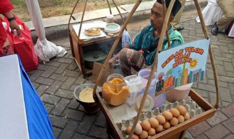 Suasana Festival Kuliner Djadoel Kota Tua yang diselenggarakan oleh Unit Pengelola Kawasan (UPK) Kota Tua, Jakarta Barat. Festival ini akan diselenggarakan selama dua hari, mulai tanggal 28-29 Agustus 2018.