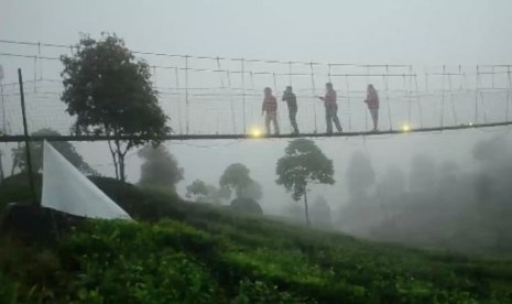 Suasana Gathering Bio Farma di Ciwidey, Jawa Barat (ilustrasi).