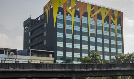 Suasana hotel dan griya pijat Alexis di Jakarta, Senin (30/10).