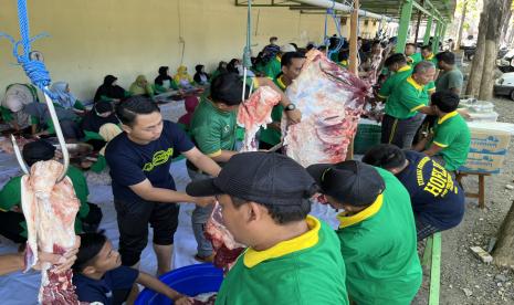 Suasana Idul Adha di PPMI Assalaam Sukoharjo. 