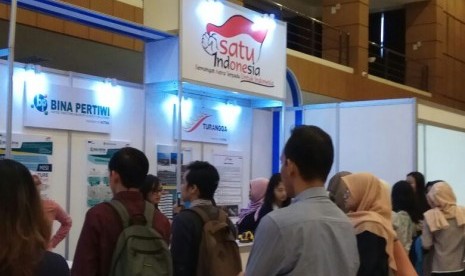 Suasana IKA Unpad Extra Ordinary Job Expo 2017.