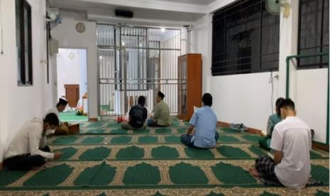 Suasana itikaf Masjid Jami Al-Ashri.