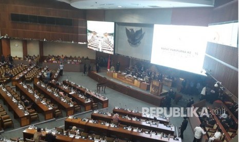 Suasana Sidang Paripurna DPR.