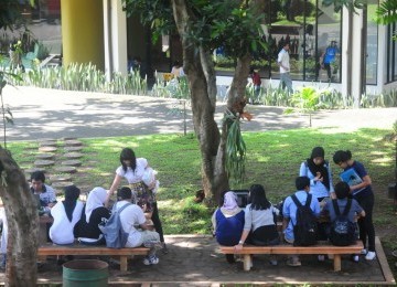 Suasana kampus UI Depok, Jawa Barat (ilustrasi).