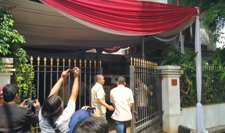 Suasana kediaman Prabowo Subianto, Rabu (22/5).