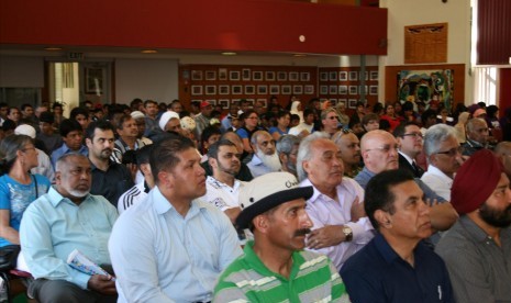 Suasana Konferensi Federation of Islamic Association of New Zealand (FIANZ), asosiasi Muslim Selandia Baru.