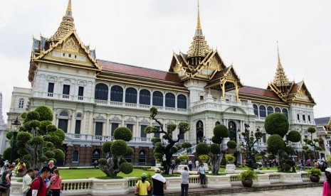 Suasana Kota Bangkok, Thailand. Bangkok menjadi destinasi terfavorit turis internasional.