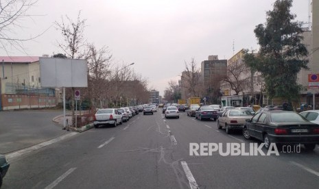 Suasana Kota Teheran,Iran. Iran pada Ahad (4/12/2022) mengeksekusi empat orang yang dituduh bekerja dengan dinas intelijen Israel. 