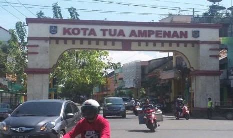 Suasana Kota Tua Ampenan di Mataram, Lombok, Nusa Tenggara Barat.