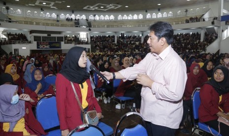 Suasana kuliah umum kewirausahaan di UMM.