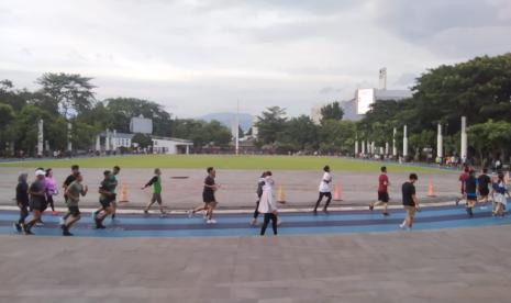 Suasana lapangan Gasibu