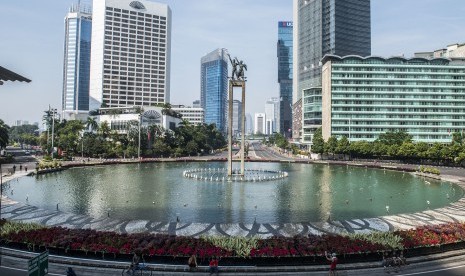 Car Free Day di kawasan bundaran Hotel Indonesia Jakarta (ilustrasi).