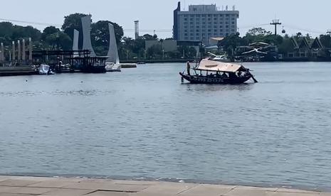 Suasana libur lebaran di Ancol