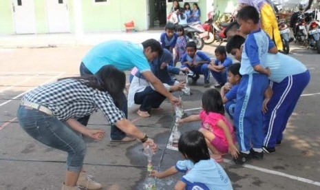 Suasana lomba 17-an di SD Tunas Pertiwi.