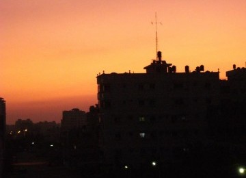 Suasana malam Ramadhan di Jalur Gaza, Palestina.