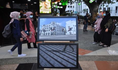 Suasana Merdeka Walk (ilustrasi). Pemerintah Kota Medan menginstruksikan restoran-restoran di Merdeka Walk untuk menghentikan layanan makan di tempat. Makanan dan minuman hanya boleh dibawa pulang.