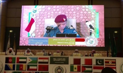 suasana musabaqah hifdzil quran (lomba hafal alquran) yang diikuti TNI di Riyadh, Arab Saudi