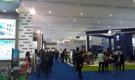 Suasana pameran Mandiri Property Expo 2018.