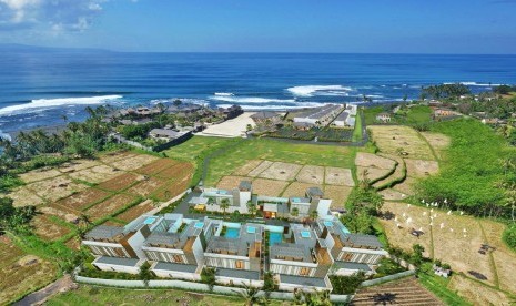 Suasana pantai Pabean, kabupaten Gianyar, Bali