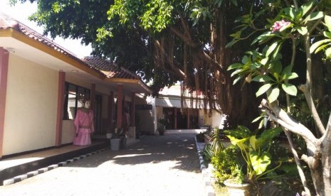 Suasana Panti Sosial Tresna Werdha (PSTW) Budi Mulia 3, Jakarta Selatan di Hari Raya Idul Fitri 1440 H, Rabu (5/6).