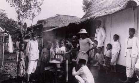 Suasana pedesaan pedalaman Jawa 1910.