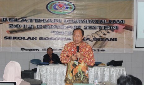 suasana pelatihan kurikulum 2013 di Sekolah Bosowa Bina Insani (SBBI) Bogor