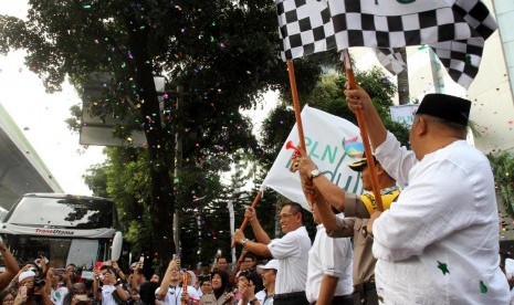 suasana pelepasan mudik bareng PLN