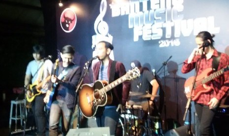 Suasana peluncuran 'Banteng Music Festival' di Jakarta, Senin (14/3).