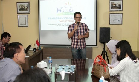 Suasana pembekalan para calon peserta OPAS 2016 di Jakarta, Sabtu (27/2).